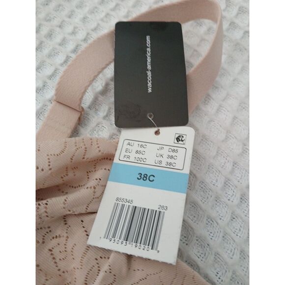 NEW TAG! WACOAL 38C VALERIAN Beige 'INSIDE JOB' UNDERWIRE BRA #855345 $72.00 - Picture 3 of 6